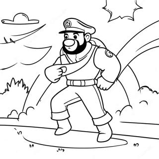 Marshall Berani Menyelamatkan Hari Halaman Mewarnai 73267-16836