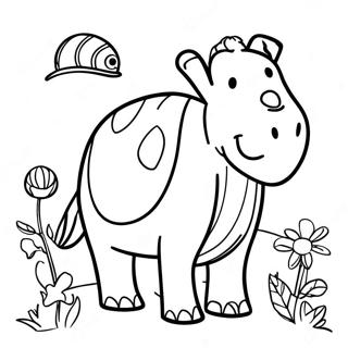 Halaman Mewarnai Hewan Eric Carle Yang Berwarna Warni 73419-16952