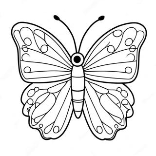 Halaman Mewarnai Kupu Kupu Eric Carle 73420-16953