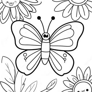 Halaman Mewarnai Kupu Kupu Eric Carle 73420-16954