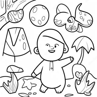 Halaman Mewarnai Gaya Kolase Eric Carle 73422-16961