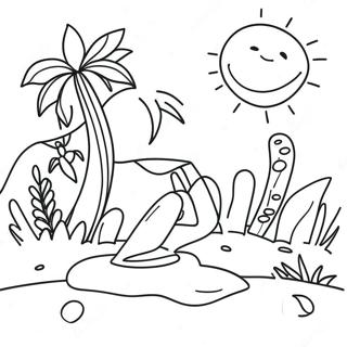 Halaman Mewarnai Jumat Sore Yang Cerah 73499-17021