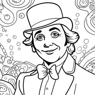 Halaman Mewarnai Willy Wonka 73880 17306