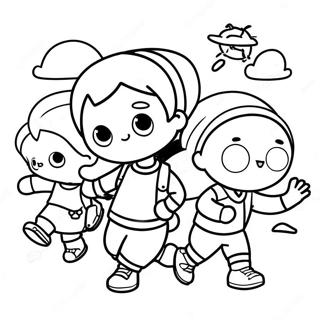 Halaman Mewarnai Anak Aktif 74420-17734