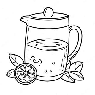 Halaman Mewarnai Pitcher Lemonade Yang Imut 74573-17854
