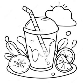 Halaman Mewarnai Lemonade Di Hari Cerah 74574-17860