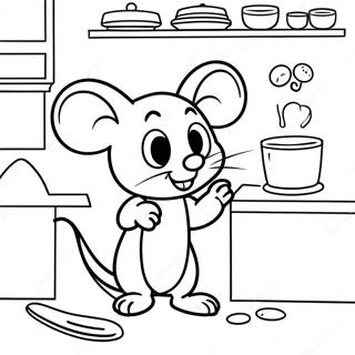 Tikus Petualang Di Dapur Halaman Mewarnai 75061 18236