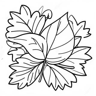 Halaman Mewarnai Daun November Yang Menggemaskan 75164-18312