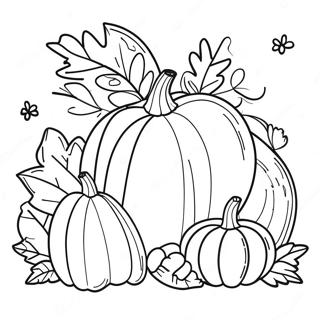 Halaman Mewarnai Panen Musim Gugur Yang Fantastis 75167-18323