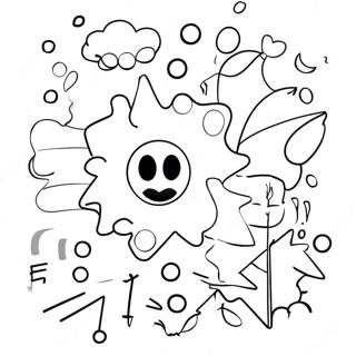 Halaman Mewarnai Tanda Yang Lucu 75191-18336