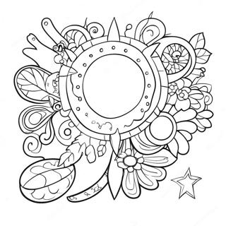 Halaman Mewarnai Tanda Kreatif 75192-18339