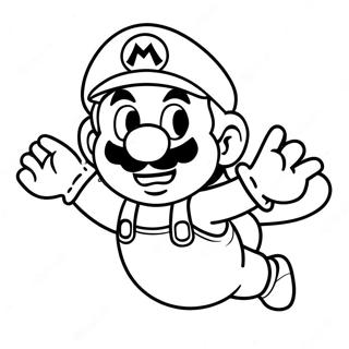 Halaman Mewarnai Mario Wonder 75341-18447