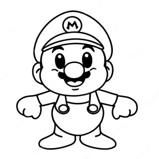 Halaman Mewarnai Karakter Mario Wonder Yang Imut 75344-18458