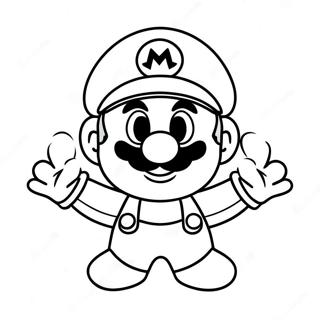 Halaman Mewarnai Karakter Mario Wonder Yang Imut 75344-18459