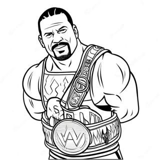 Halaman Mewarnai Juara Wwe 75420 18512