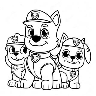 Halaman Mewarnai Paw Patrol Halloween 75729-18746