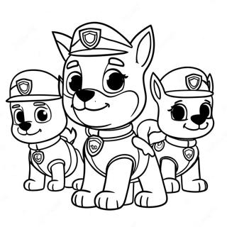 Halaman Mewarnai Paw Patrol Halloween 75729-18748