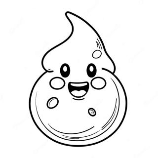 Halaman Mewarnai Emoji Kotoran Bahagia 75809-18813