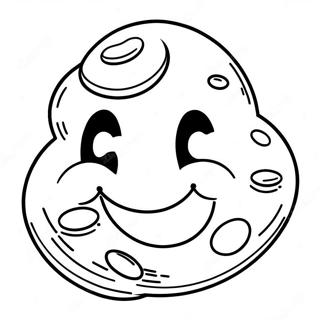 Halaman Mewarnai Emoji Kotoran Bahagia 75809-18814