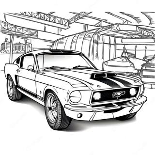 Mustang Gt Mustang Halaman Mewarnai