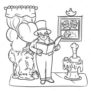 Halaman Mewarnai Adegan Fantastis Membaca Di Seluruh Amerika 76652-19476