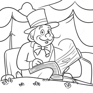 Halaman Mewarnai Perjalanan Petualangan Membaca Di Seluruh Amerika 76653-19478