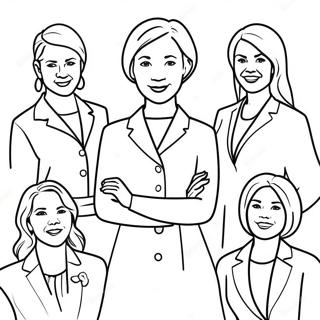 Halaman Mewarnai Pemimpin Perempuan Yang Memberdayakan 76703-19511