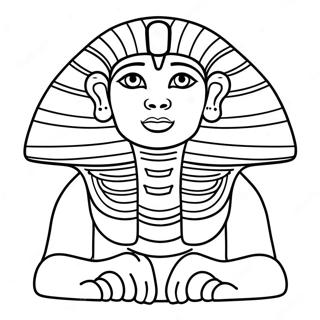 Halaman Mewarnai Sphinx Dengan Aura Mistis 77553-20158