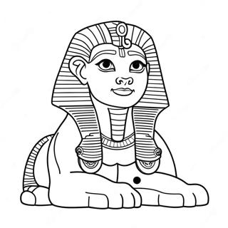 Halaman Mewarnai Sphinx Dengan Aura Mistis 77553-20159