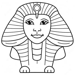 Halaman Mewarnai Sphinx Dengan Aura Mistis 77553-20160