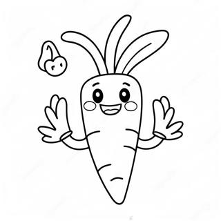 Halaman Mewarnai Wortel Imut Dengan Senyuman 77809 20352