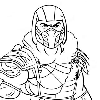 Halaman Mewarnai Mortal Kombat 78119-20586