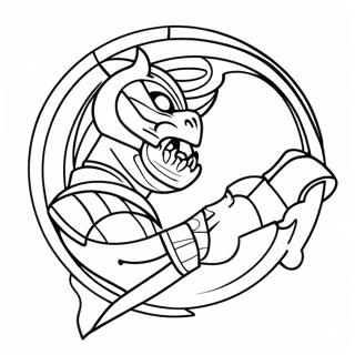 Halaman Mewarnai Mortal Kombat 78119-20588