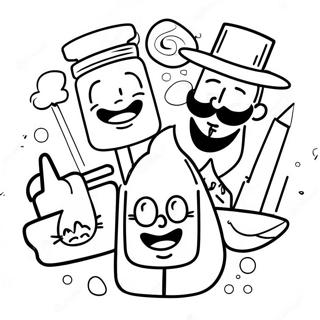 Halaman Mewarnai Karakter Stoner Yang Bahagia 78276 20719