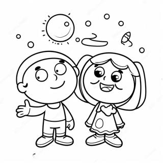 Petualangan Ajaib Cosmo Dan Wanda Halaman Mewarnai 78378 20793