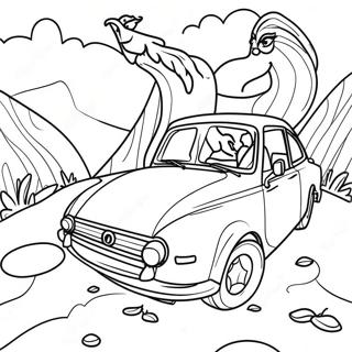 Halaman Mewarnai Petualangan Diana Dan Roma 79152-21395