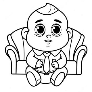 Halaman Mewarnai Boss Baby Yang Lucu 79333 21534