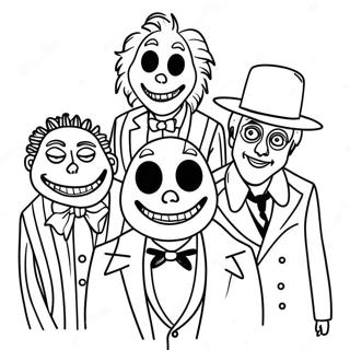 Halaman Mewarnai Teman Hantu Beetlejuice 79411-21597