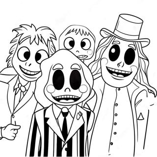 Halaman Mewarnai Teman Hantu Beetlejuice 79411-21598