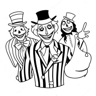 Halaman Mewarnai Teman Hantu Beetlejuice 79411-21600