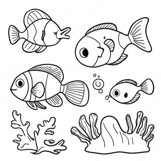 Kehidupan Laut Yang Beragam Di Halaman Mewarnai Terumbu Karang 80031 22069