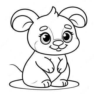 Halaman Mewarnai Pomni Dalam Pose Ceria 80108 22130