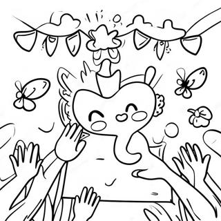 Halaman Mewarnai Perayaan Pemulihan Yang Ceria 80620-22528