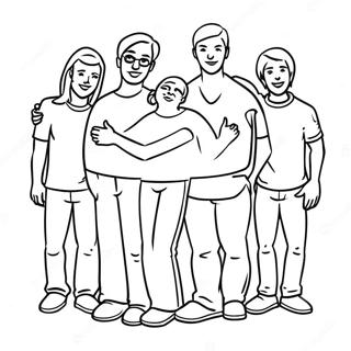 Halaman Mewarnai Grup Pemulihan Yang Mendukung 80621-22532