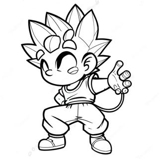 Halaman Mewarnai Gon Freecss Dalam Aksi 81106-22900