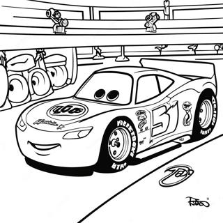 Gambar Mewarnai Lightning Mcqueen Di Pit 8116-1641