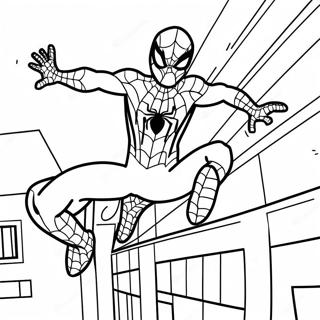 Halaman Mewarnai Spiderman Yang Ramah Di Lingkungan 81676 23349