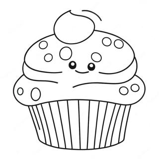 Halaman Mewarnai Muffin Bluey Yang Ceria 81802-23442