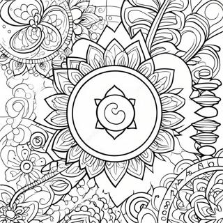 Halaman Mewarnai Simbol Chakra Yang Berwarna Warni 82214-23790