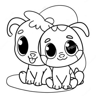 Halaman Mewarnai Karakter Lps Yang Ceria 82420-23951